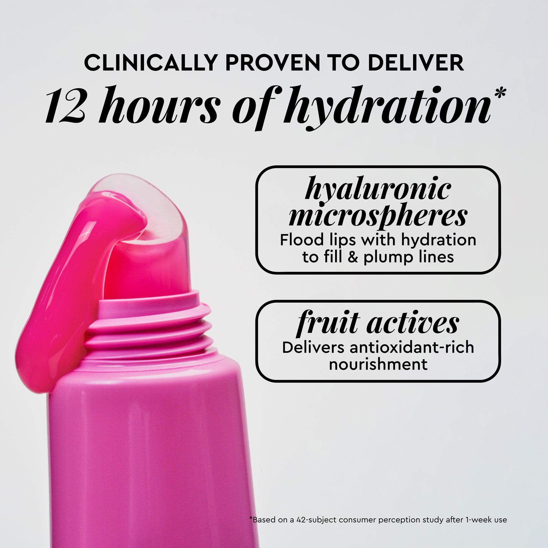 Ingredient infographic for Glass Balm in Dragon Fruit Bingsoo explaining the hydrating Hyaluronic Microspheres.
