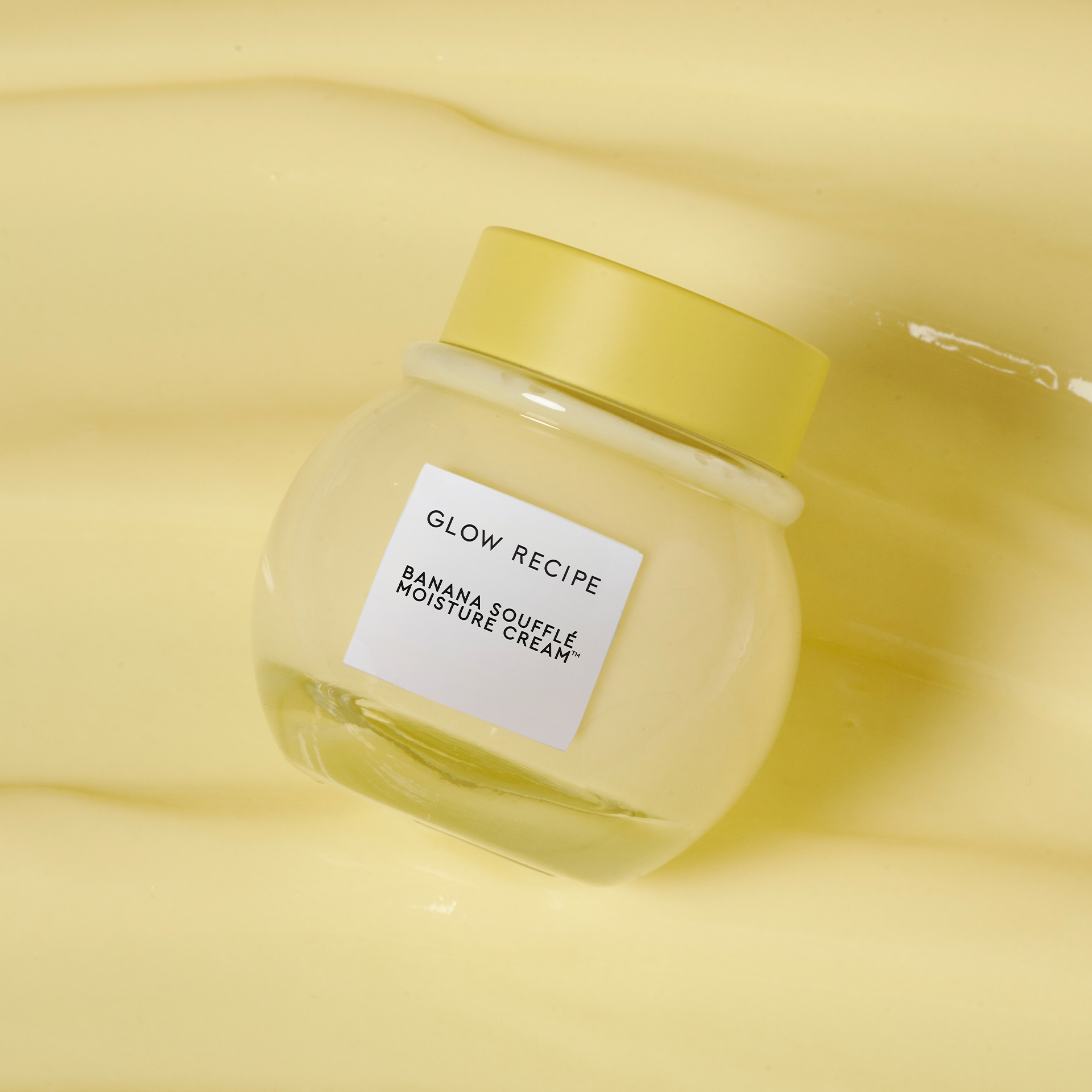 Glow Recipe Banana Souffle Moisture Cream jar, whipped banana and cica moisturizer