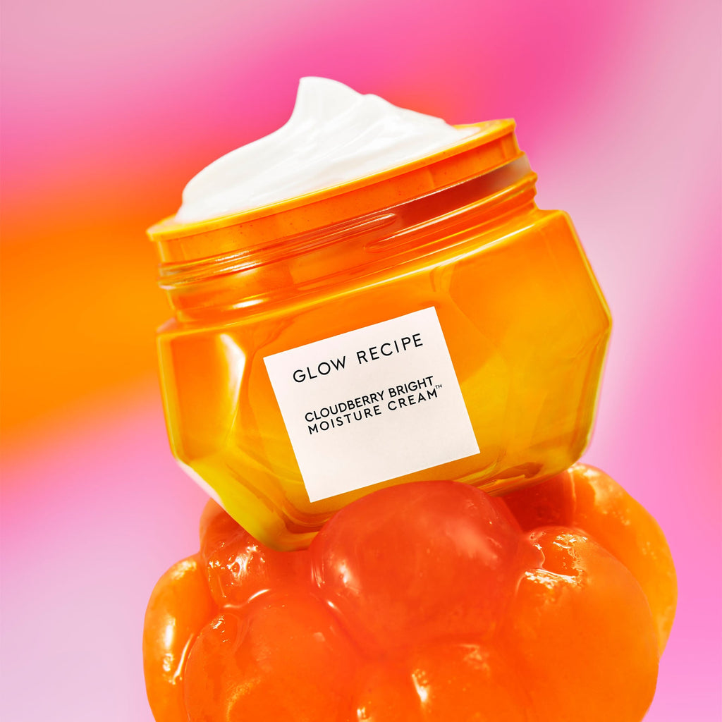 Glow Recipe Cloudberry Bright Refillable Moisture Cream jar, whipped brightening moisturizer with CoQ10