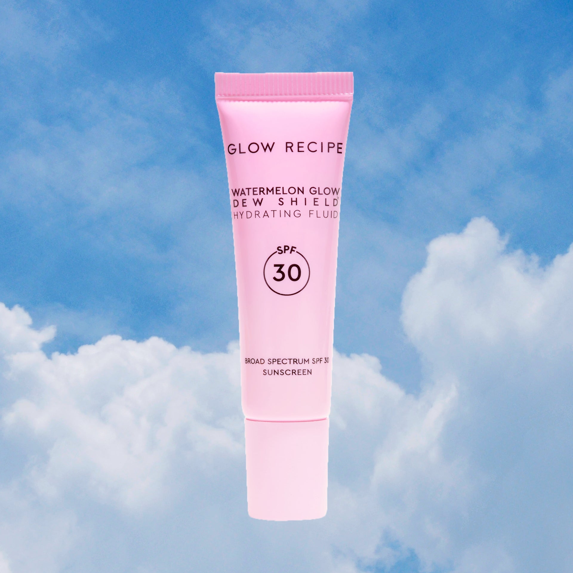 Glow Recipe Watermelon Glow Dew Shield SPF 30 deluxe travel-size sunscreen tube