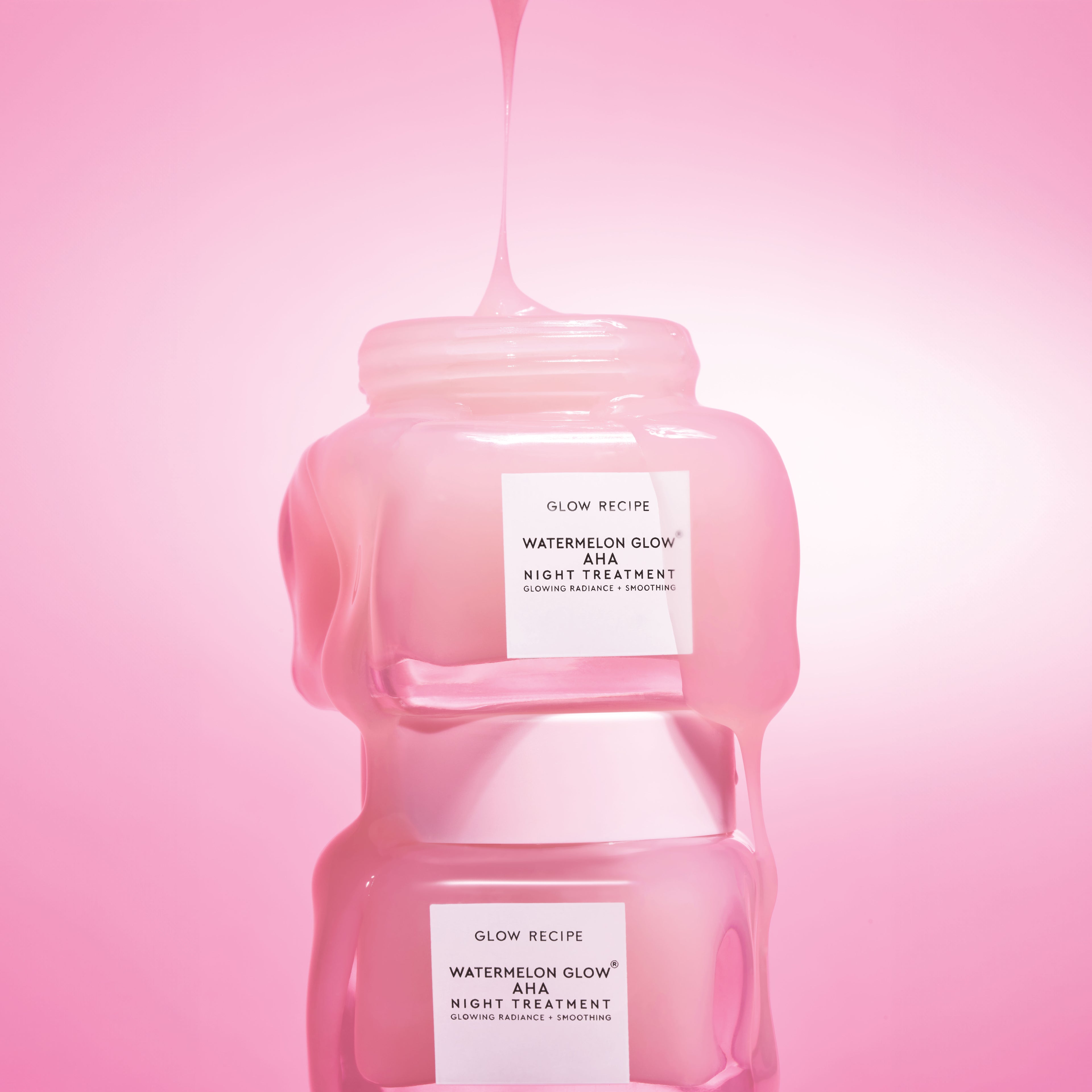 Glow Recipe Watermelon Glow AHA Night Treatment jar, overnight resurfacing exfoliating mask