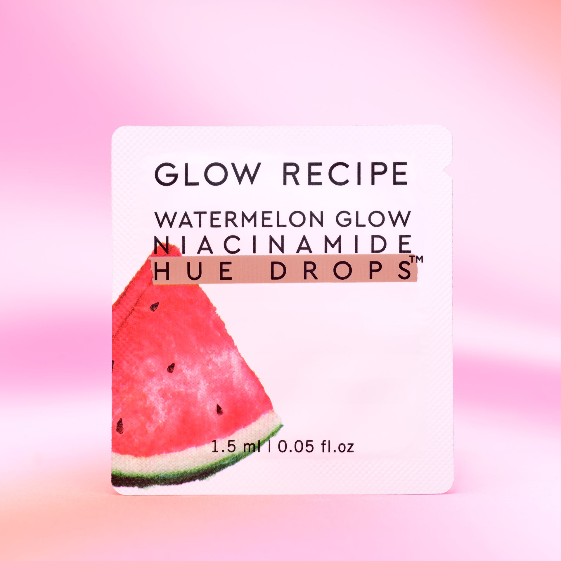 Glow Recipe Watermelon Glow Niacinamide Hue Drops Sun Glow single-use sachet
