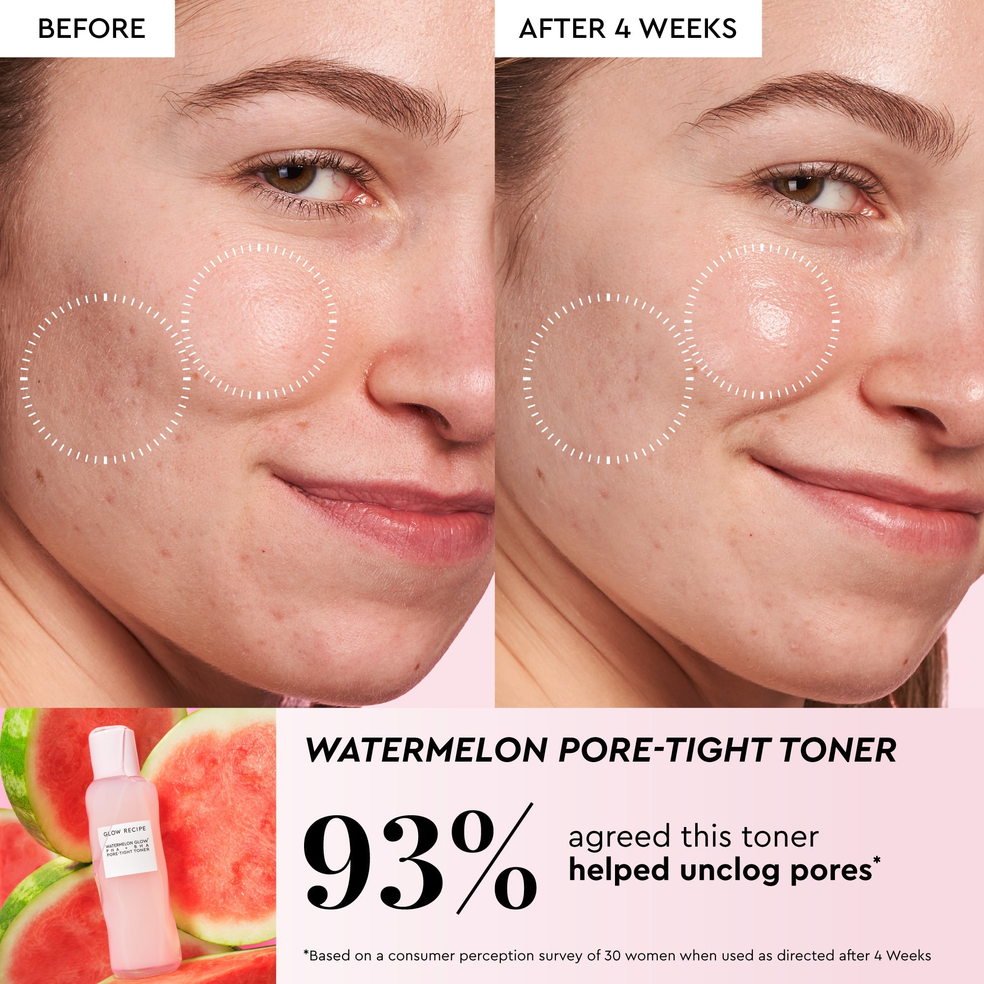 Infographic featuring the Mini Prickly Pear Peptide Mucin Serum for hydrating, glass-skin-like texture.