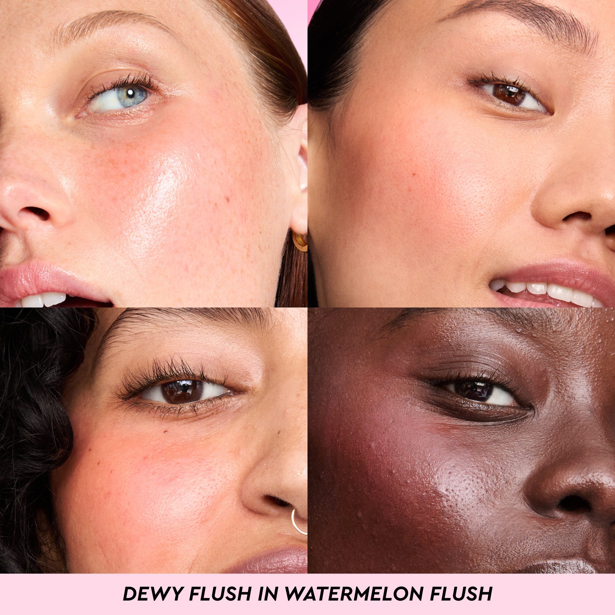 Infographic slide showcasing the Mini Hue Drops Sun Glow for a warm, all-over tinted glow.