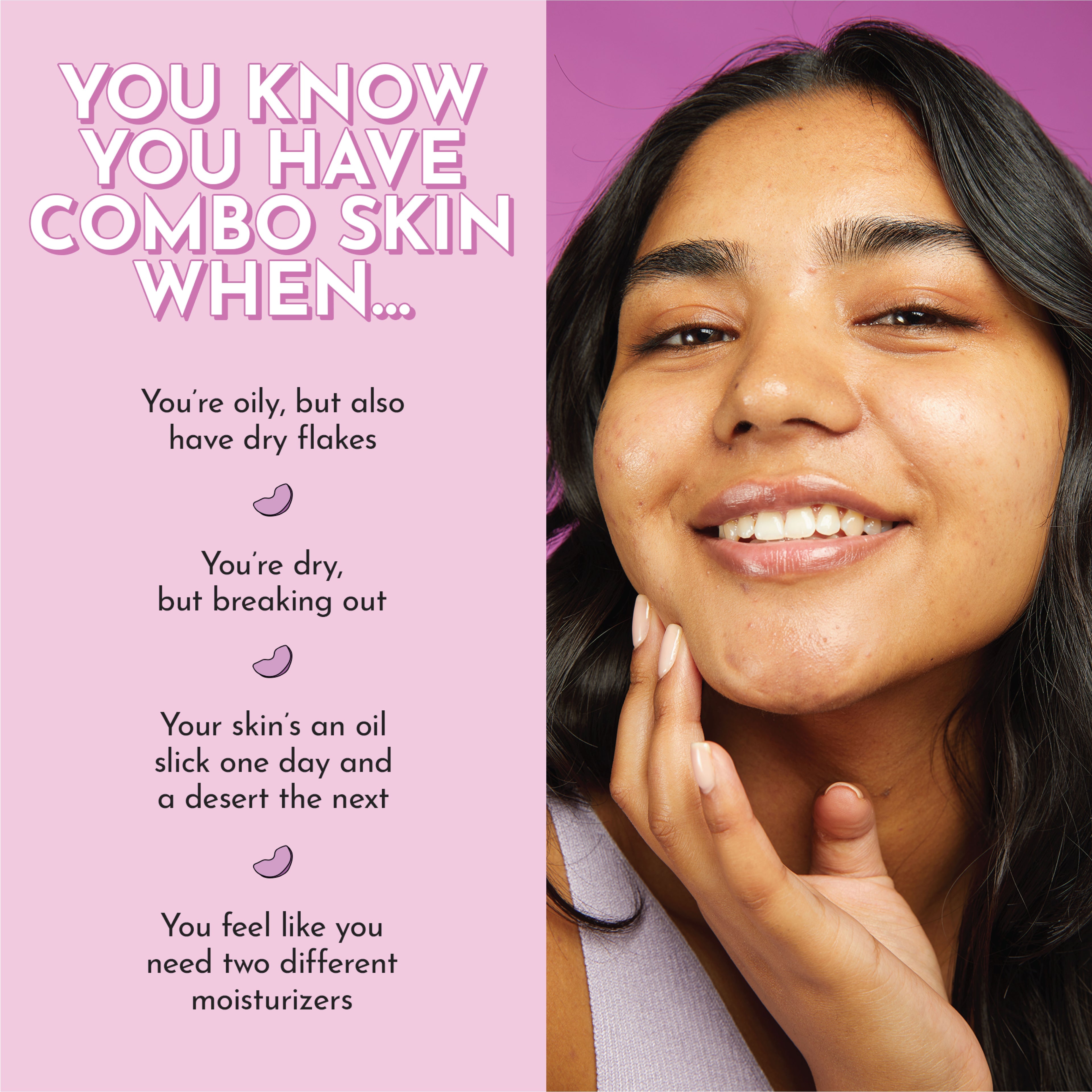 Infographic highlighting key ingredients in Glow Recipe's Plum Plump Hyaluronic Cream, including plum extract and ice willowherb.