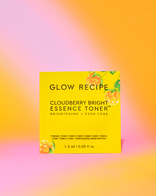Glow Recipe Cloudberry Bright Essence Toner single-use sachet packet