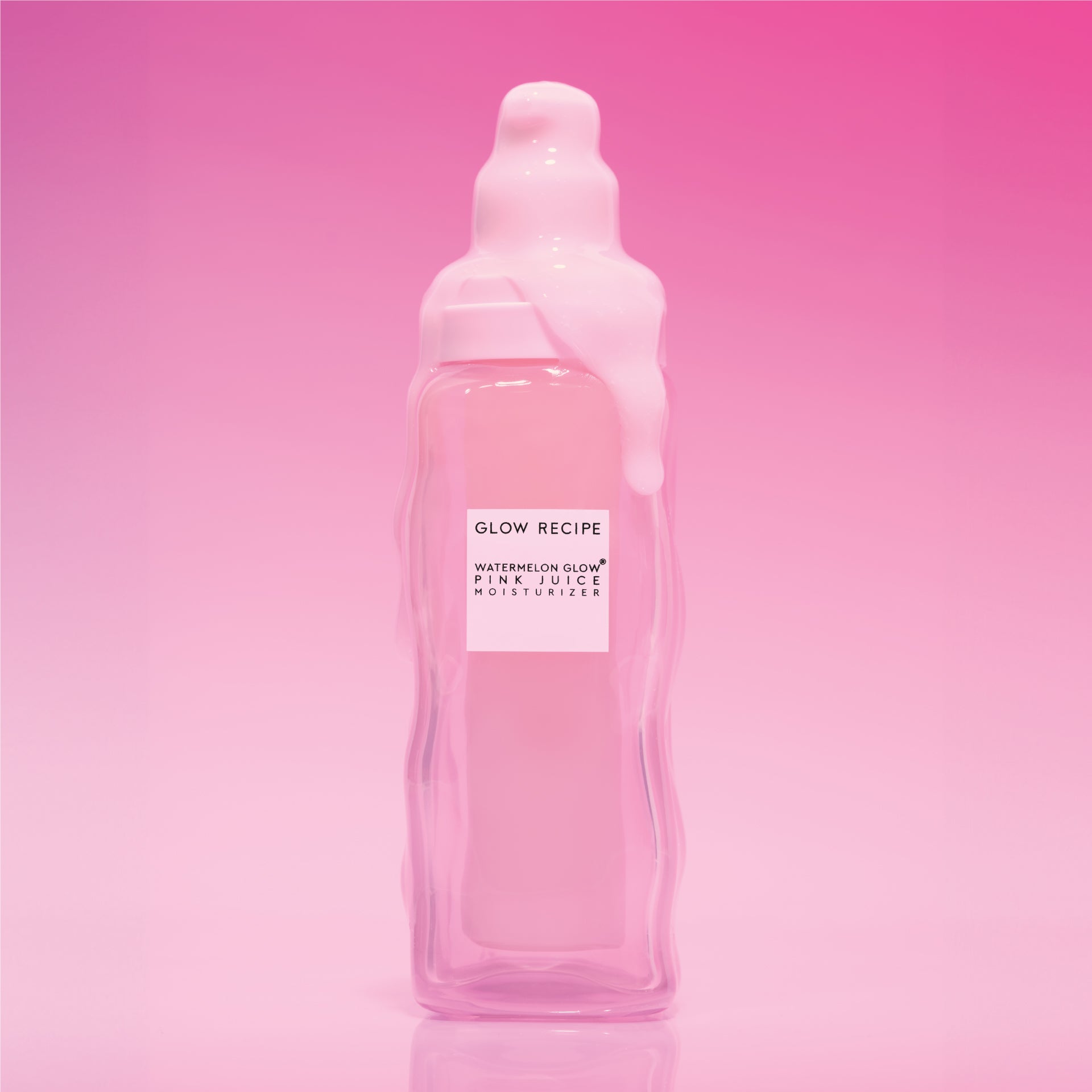 Additional studio angle of the Refill Pod (50ml) cartridge for Watermelon Glow Pink Juice Moisturizer on a plain backdrop.