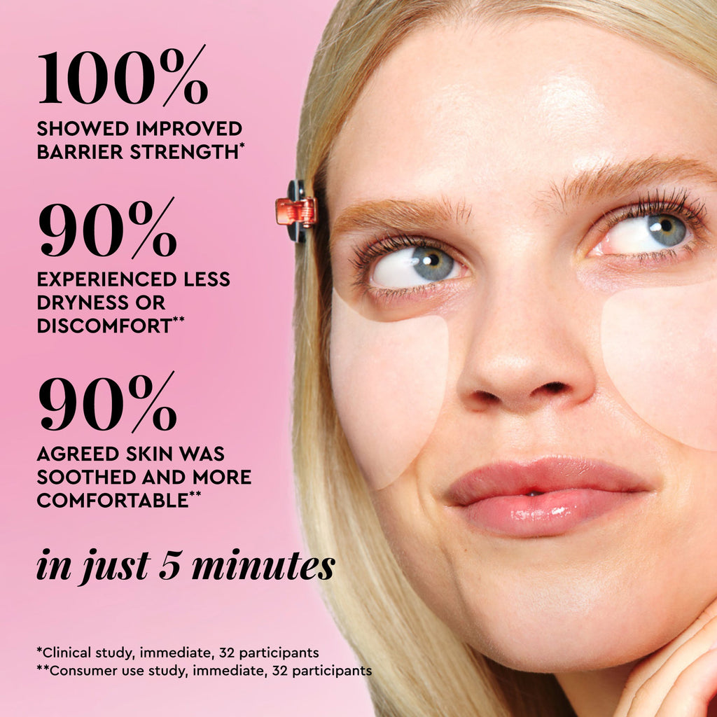 Infographic highlighting vegan PDRN+ in the toner pads, shown supporting visible collagen regeneration and repair.