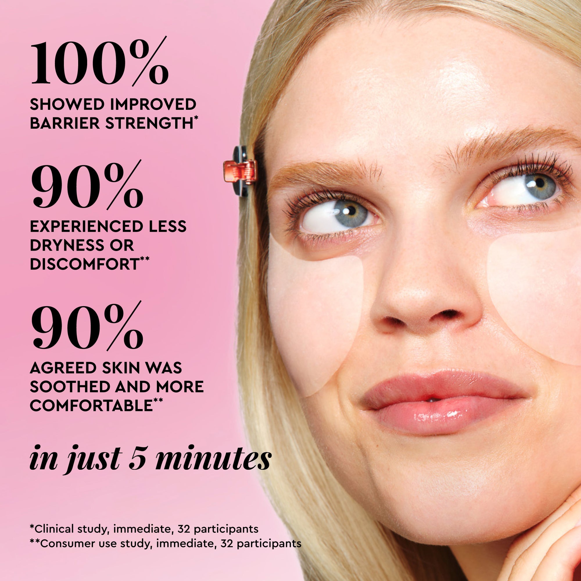 Glow Recipe PDRN+ Repair + Soothe Korean Toner Pads infographic highlighting stronger, more resilient skin results.