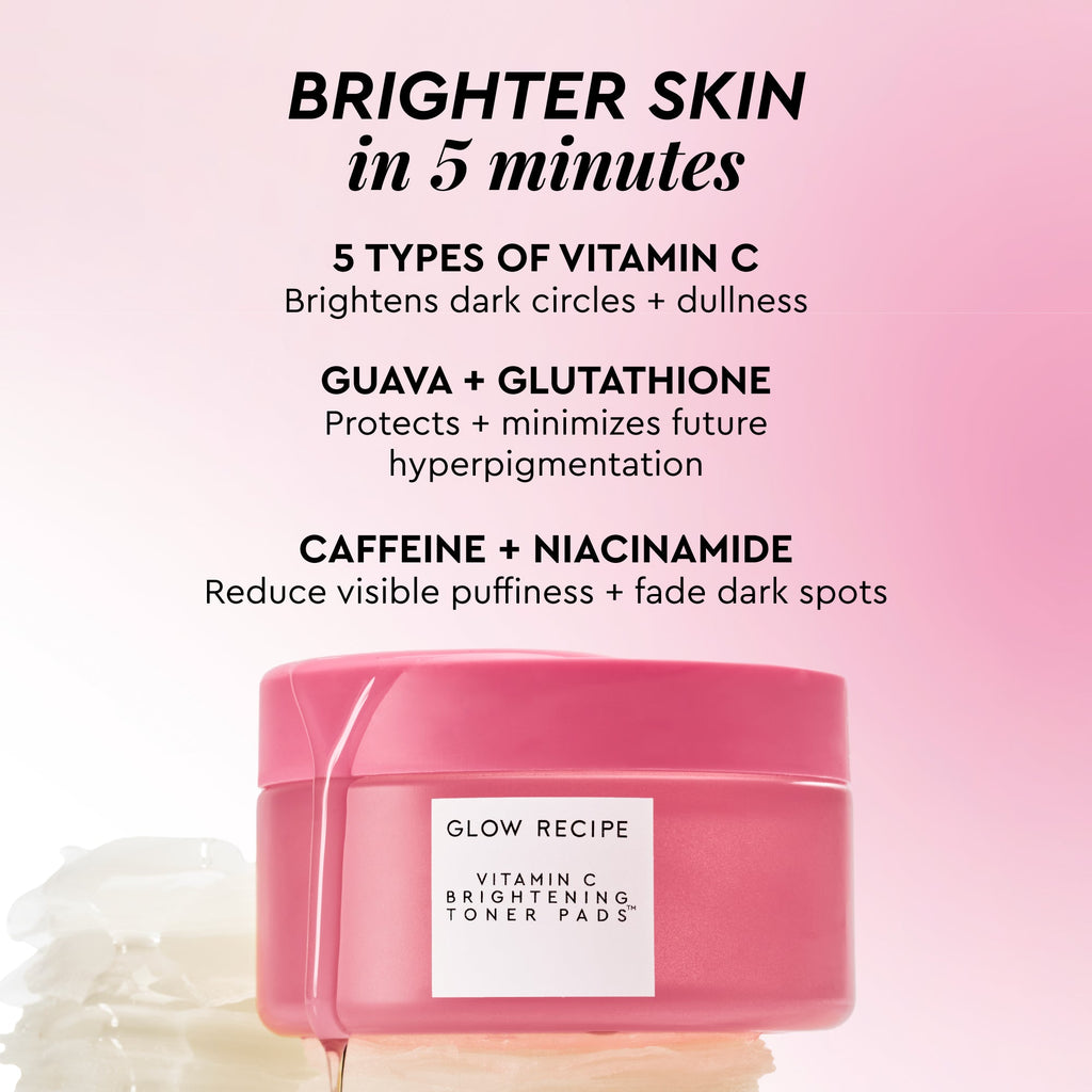 Infographic slide spotlighting antioxidant Guava and Glutathione, which help prevent future dullness in the skin.