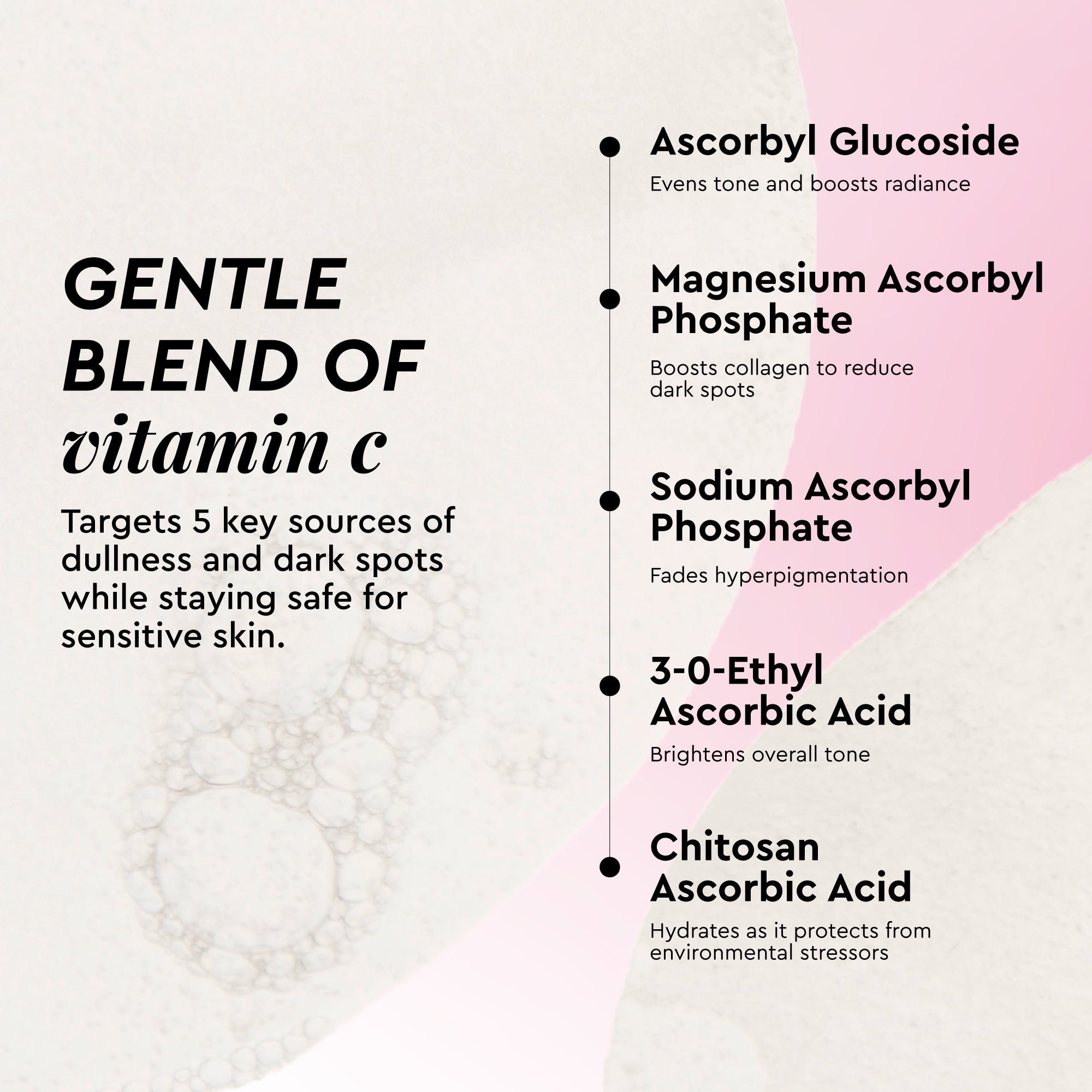 Infographic slide showing the toner pad's dual-textured sides, one smooth for application and one textured for buffing.