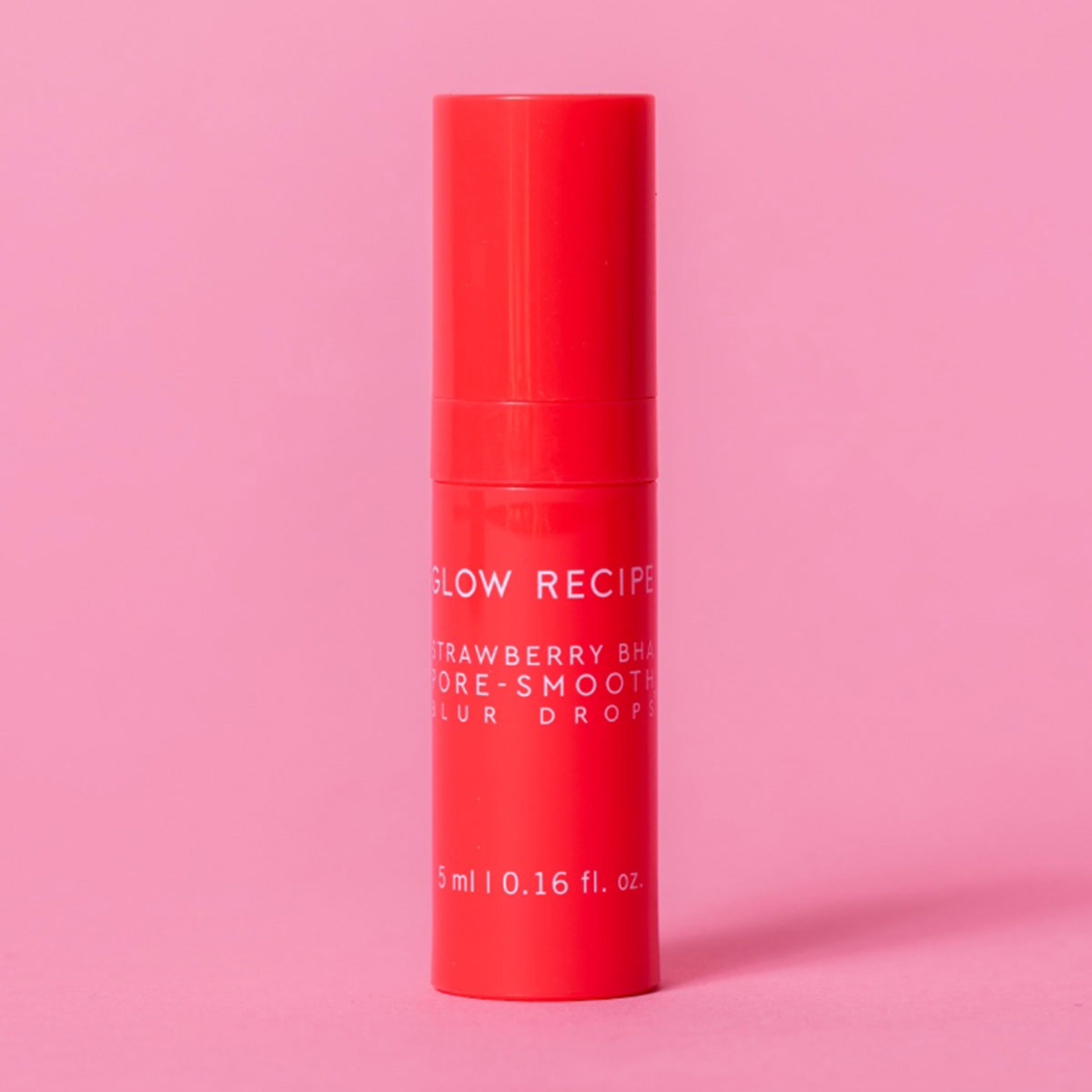 Glow Recipe Strawberry BHA Pore-Smooth Blur Drops 5ml deluxe sample bottle