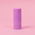 Purple serum bottle with 'Glow Recipe' on a pink background